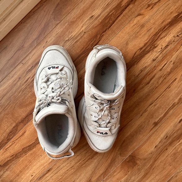 White Fila Sneakers - Picture 2 of 3